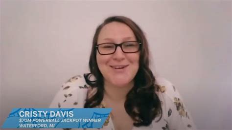 Cristy davis lottery winner - A $70 million Powerball lottery winner from Michigan, who won the jackpot back in 2020, has come forward to argue that lottery winners should be able to choose to remain anonymous.